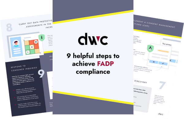 Download our free checklist for achieving FADP compliance